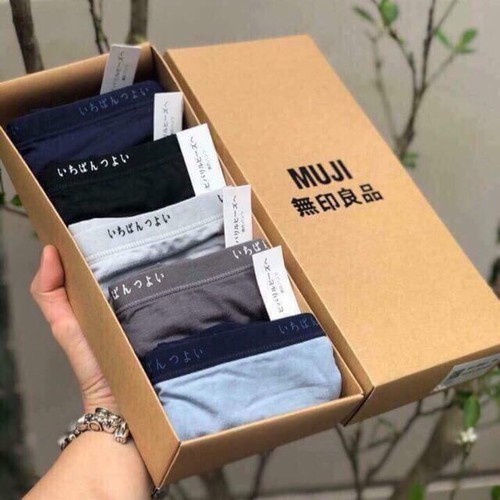 Hộp 5 sịp nam chất thoáng mát cực thích form ôm cạp chữ