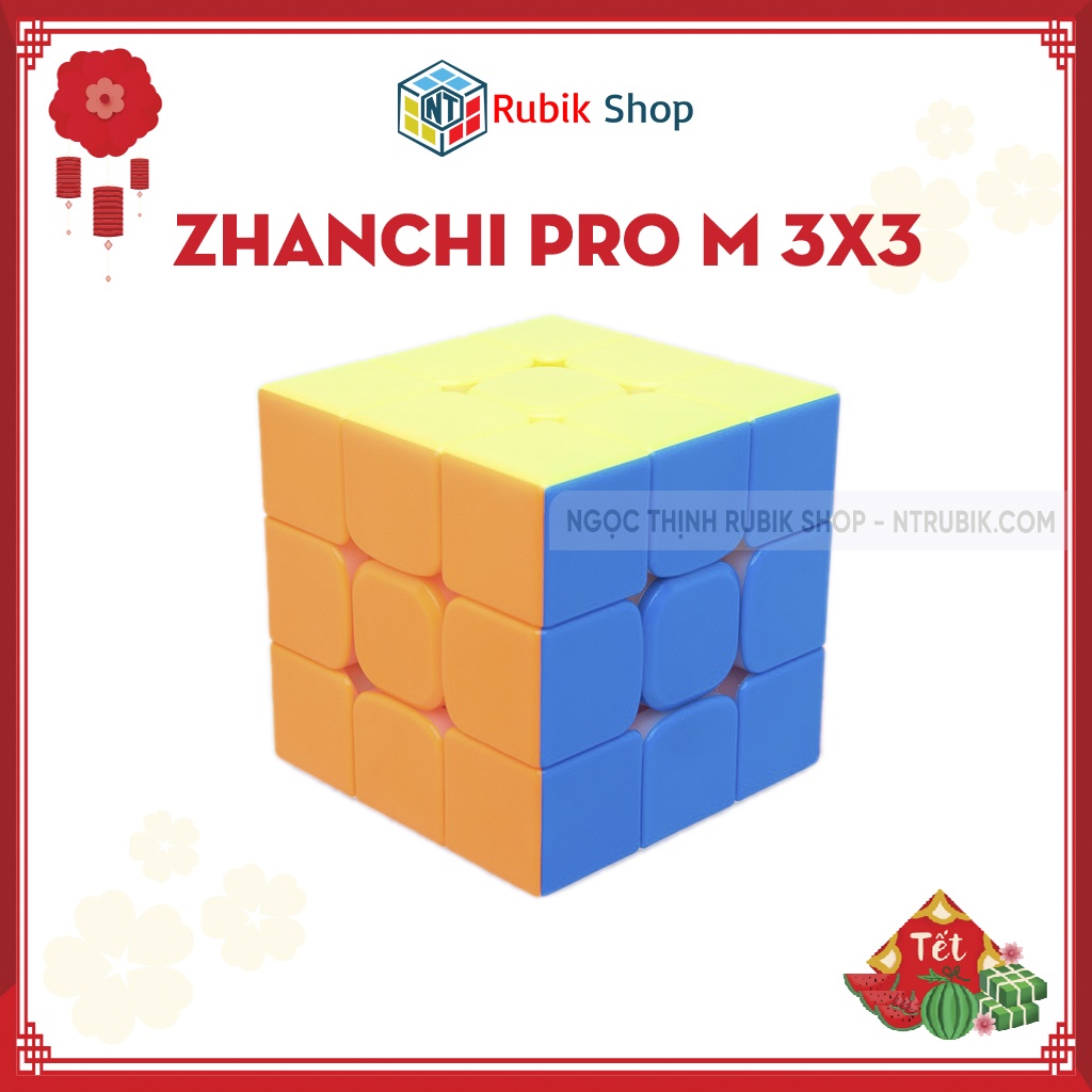 [Siêu phẩm] Rubik 3x3x3 Dayan Zhanchi Pro M Stickerless 2021 (Có nam châm)