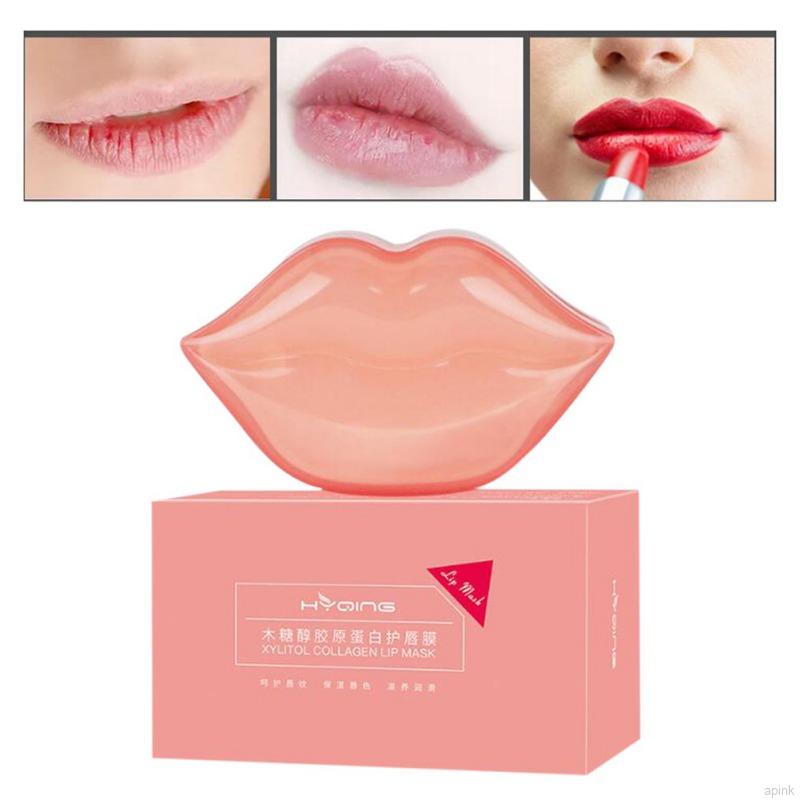 [Hàng mới về] Set 20 mặt nạ môi collagen dưỡng ẩm tẩy da chết môi