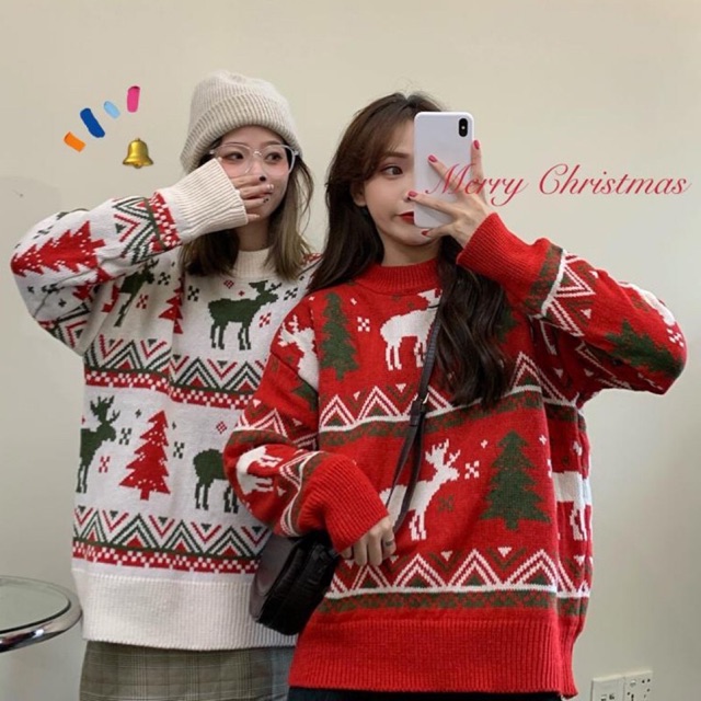 Áo len cây thông tuần lộc | Shopee Việt Nam