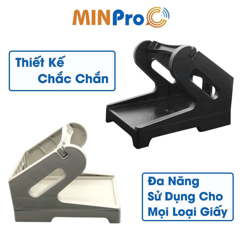 Máy in nhiệt MINPRO W300 mini,in đơn shopee kèm khay và 1000 tờ giấy in nhiệt 130x76cm bảo hành 12 tháng