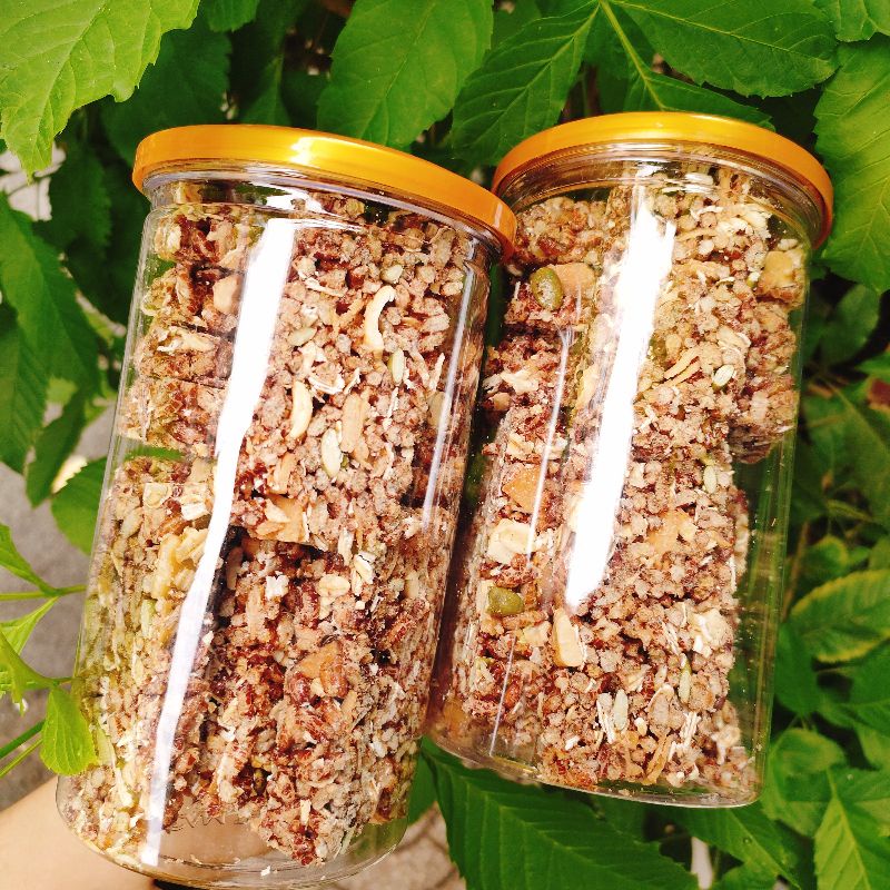 Thanh Gạo Lức Hạt &amp; Dừa Sấy Giòn 250gr