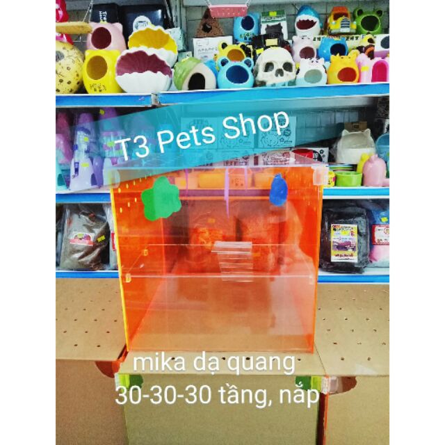 Lồng mika dạ quang 30-30-30cm