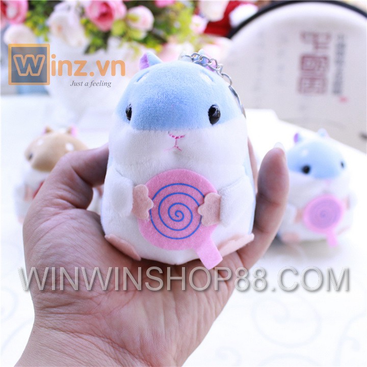 Móc khóa gấu bông Hamster V.2 Andhere