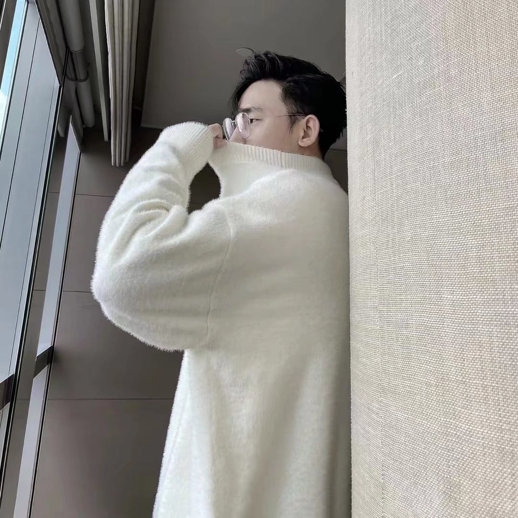 Áo len nam tay dài cổ lọ thời trang phong cách Hàn Quốc