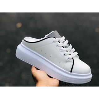 ✔️GIÀY ĐẠP GÓT MC QUEEN PHẢN QUANG