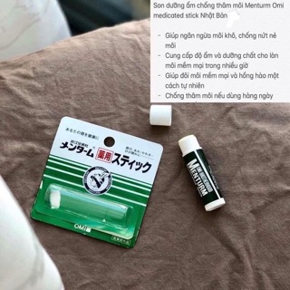 Son dưỡng môi  OMI MENTURM LIPSTICK