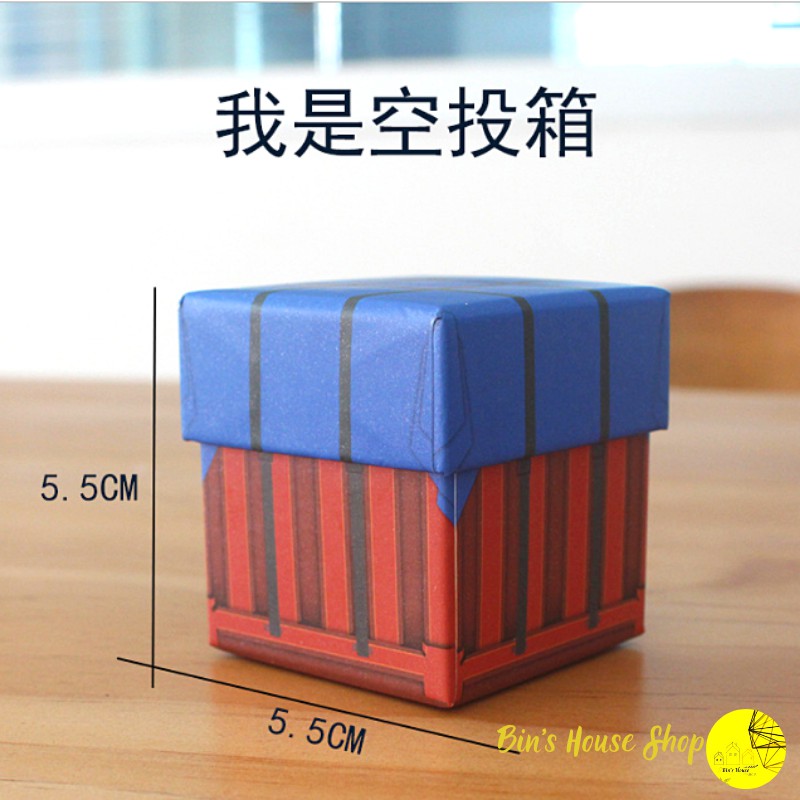 Mô Hình Đồ Chơi- Mô Hình Thính Game Pubg bằng giấy cao 5.5cm