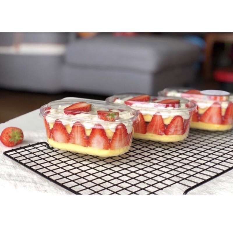 10 Hộp Bánh Mousse Bầu Dục