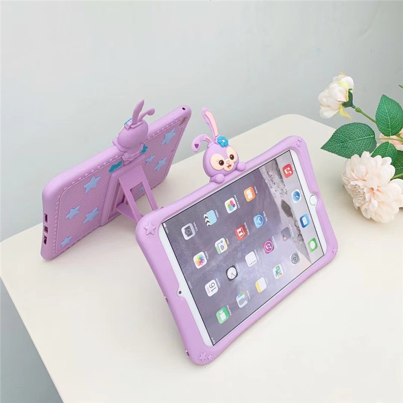 Ốp máy tính bảng Silicone mềm có giá đỡ cho Iphone iPad Mini 5 iPad 2 3 4 6 iPad Air 1 2 10.5 inch Pro