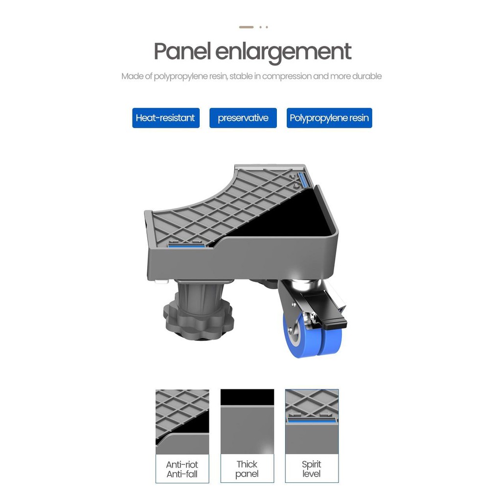 Kê Chân Tủ Lạnh, Máy Giặt Có Bánh Xe Tiện Lợi