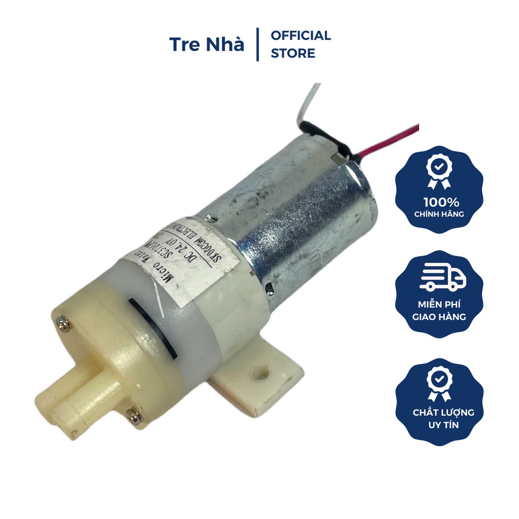 Máy bơm nước Micro 370 máy bơm tự mồi máy bơm chân không DC24V máy bơm không ồn