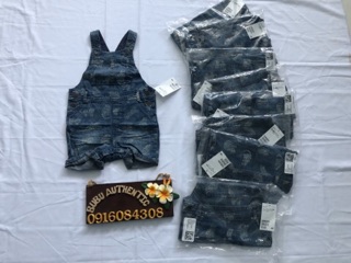 Quần yếm jean h&m auth