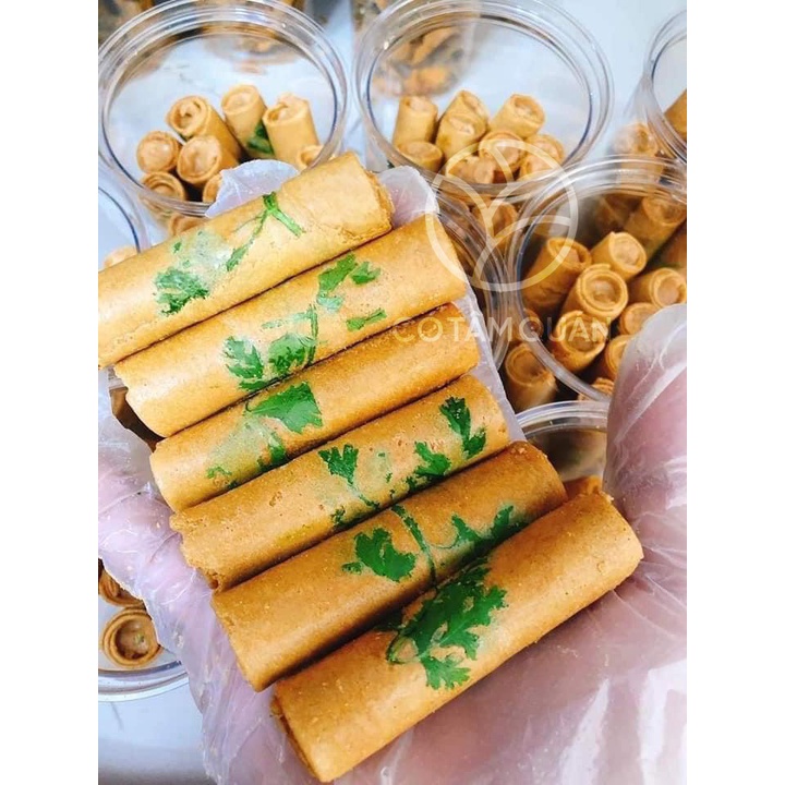 BÁNH ỐNG QUẾ NHÂN ĐẬU PHỘNG - CÓ TÂM QUÁN