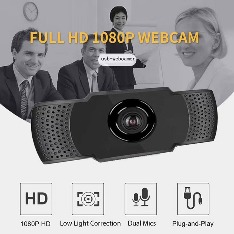 Webcam Hd 1080p Usb 2mp Kèm Mic Cho Máy Tính | BigBuy360 - bigbuy360.vn