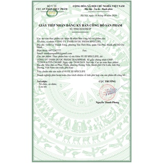 Thực phẩm bổ sung Sắt FE III SPECLIFE (Hộp 20 ống)