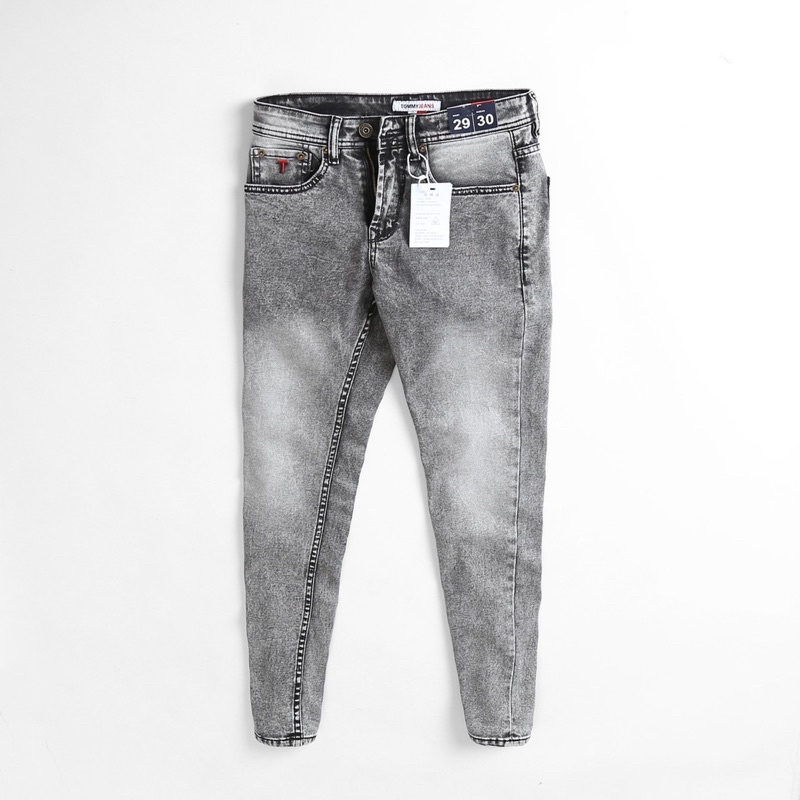 Quần Jean Nam tomy xám khói (Form Slimfit,chất vải co dãn,hàng VNXK)