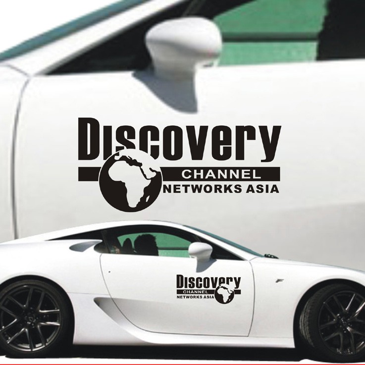 1 bộ 02 chiếc Decal dán sườn xe  DISCOVERY