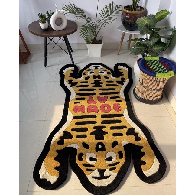 Thảm Trang Trí “Tiger LV Made”- handmade rug