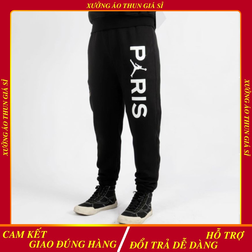 Đồ bộ nam | Set áo hoodie + quần  Jogger Paris | Xưởng áo thun giá sỉ
