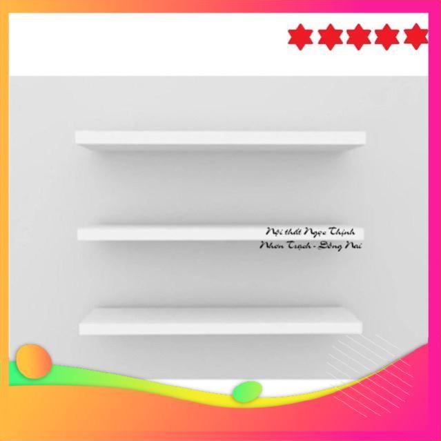 (Free Ship có hình thật) Kệ gỗ trang trí tường (sét 3 thanh ngang 50) có sẵn