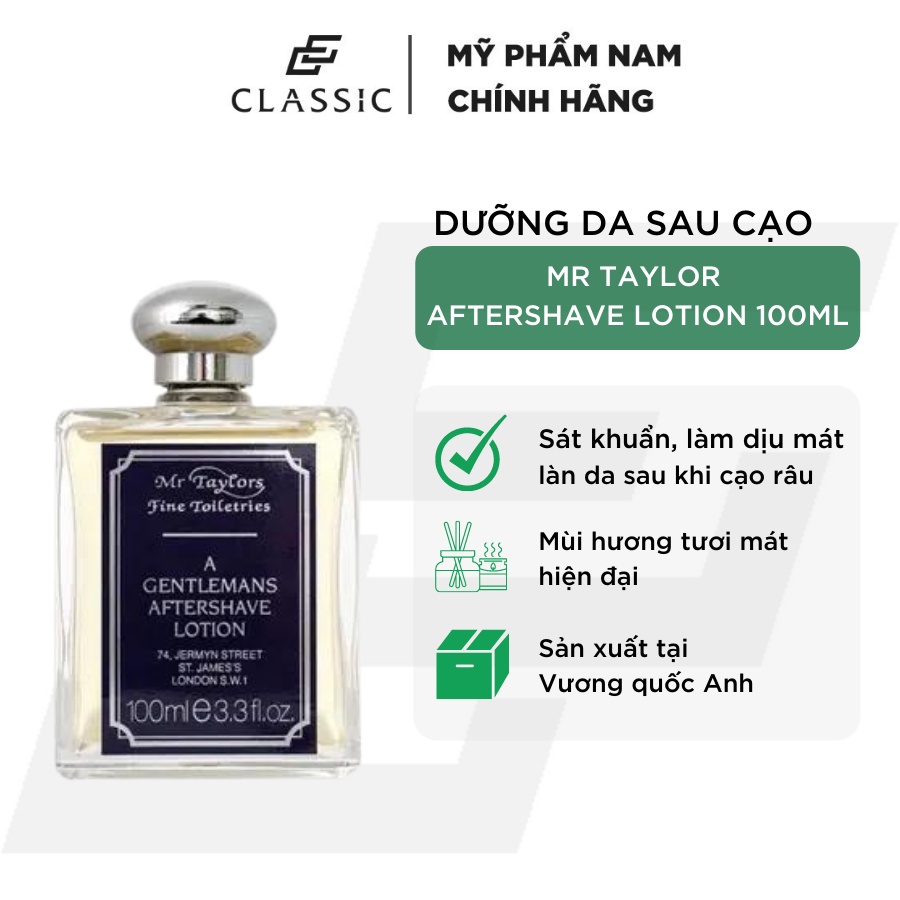 Dưỡng Da Sau Cạo Taylor of Old Bond Street Aftershave Lotion
