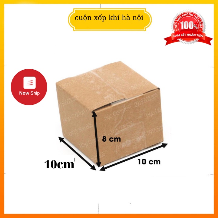 10x10x8 Hộp carton, thùng bìa giấy cod đóng gói hàng