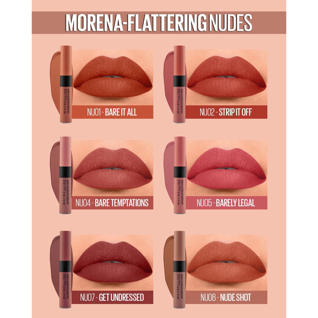 Son Kem Lì Nhẹ Môi Maybelline New York Sensational Liquid Matte 7ml | BigBuy360 - bigbuy360.vn