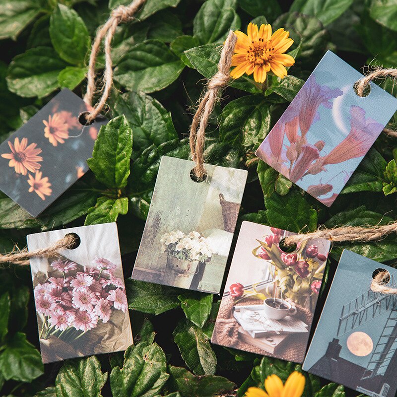 100 Tờ giấy washi chủ đề phong cảnh thiên nhiên dùng để trang trí