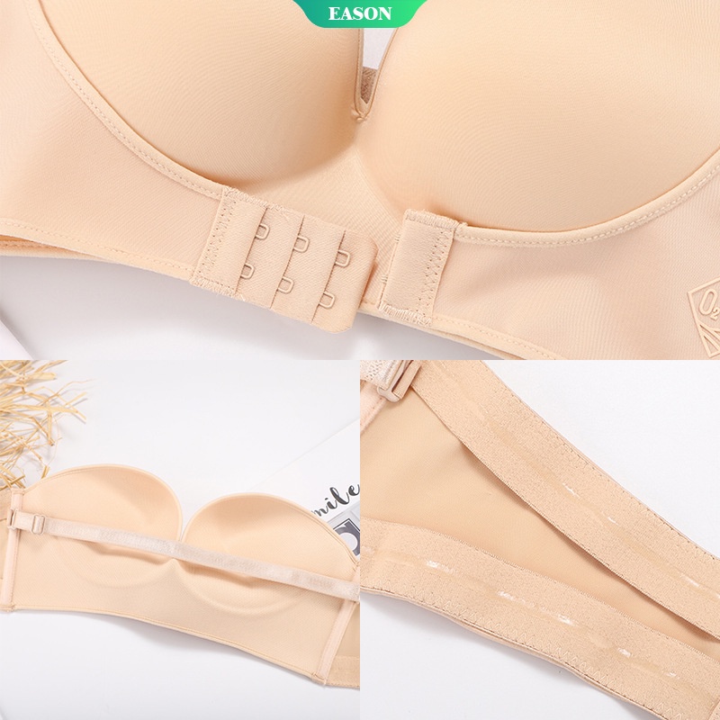 Áo Ngực Không Dây Không Đường May Khóa Trước Thời Trang Cho Nữ