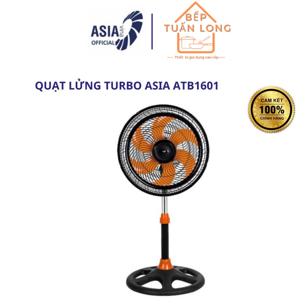 Quạt Đứng Tubor Model DTB1601-VY639890 Công Suất 80W Chính Hãng ASIA Bảo Hành 2 Năm Quạt Lửng Tubor ATB16 -VY638890