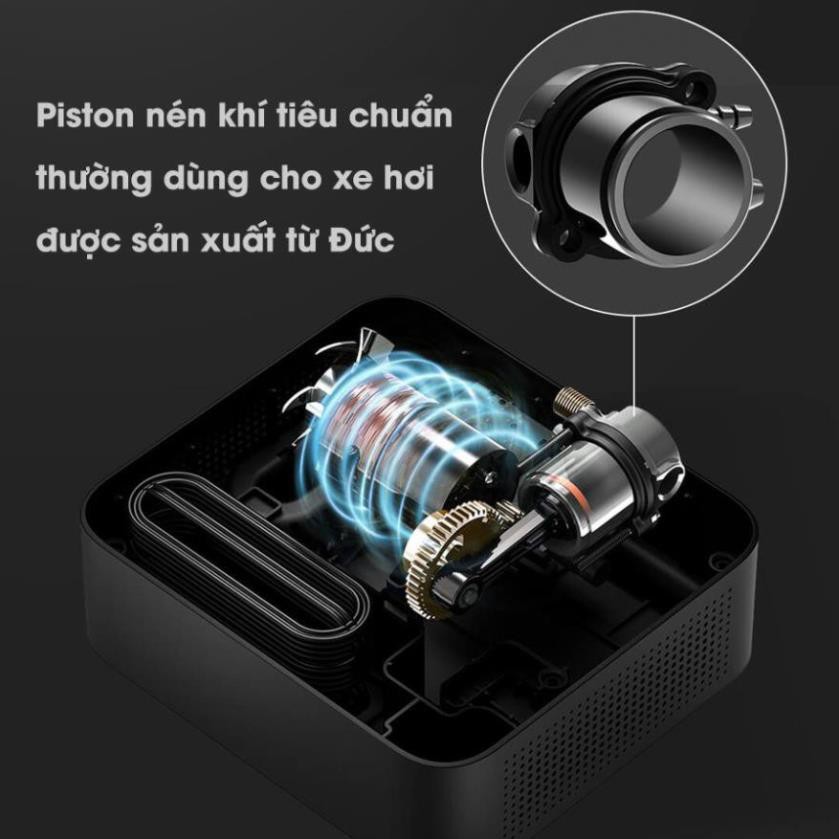 Bơm lốp ô tô Xiaomi 70MAI Lite Midrive TP03 TỰ NGẮT độ ồn thấp mã lực lớn BH 6 THÁNG