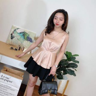 Áo BSK peplum nhún ly eo
