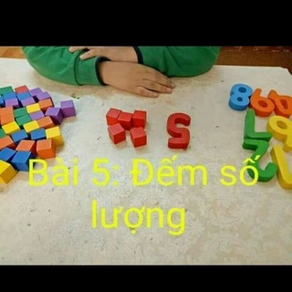 50 khối vuông màu cube cỡ to( 2.5x2.5cm)