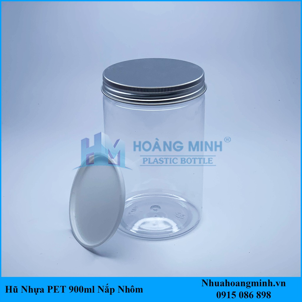 Combo 10 Hũ Nhựa PET 900ml Nắp Nhôm Giá (Sỉ) Xuất Xưởng