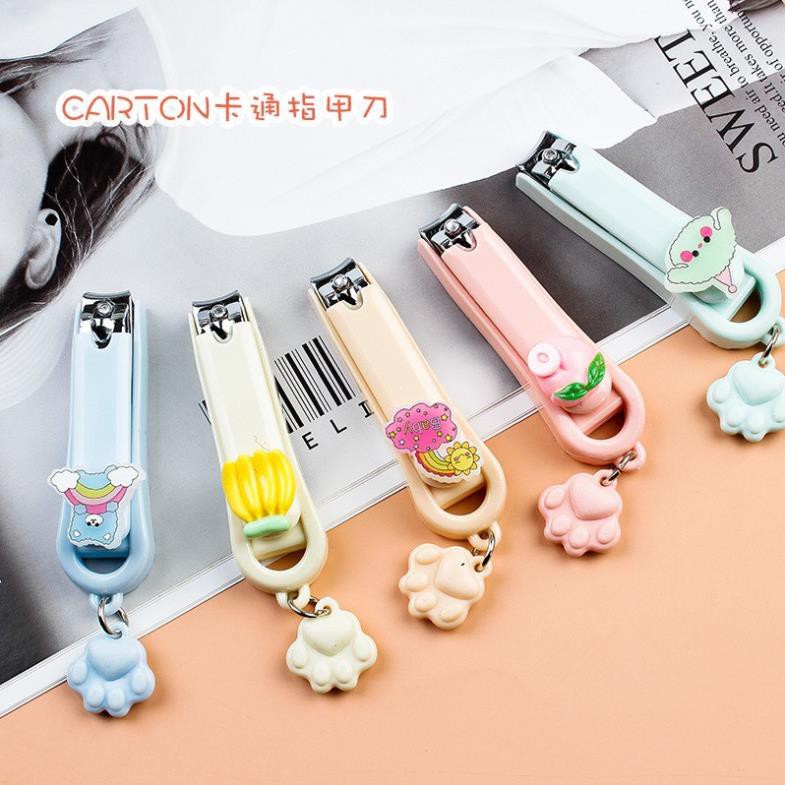 Bấm móng tay cu te, kiềm bấm móng tay 2 in 1 (vừa làm móc chìa khóa vừa làm dụng cụ bấm móng tay)