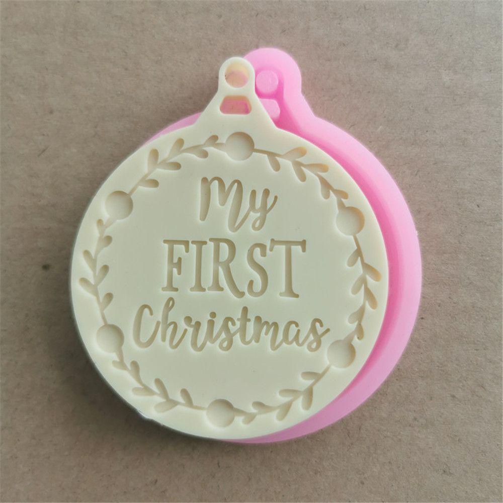 WTTLE Khuôn Silicone Tạo Hình Làm Bánh Kẹo Hình Quả Bóng Giáng Sinh