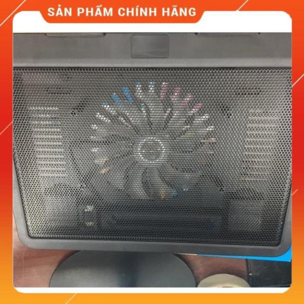 đế tản nhiệt laptop 1 quạt Fan 12 đèn led