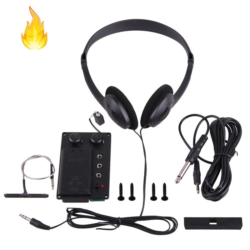 Bộ Pickup Eq Đàn Violin Điện Kèm Tai Nghe Và Lỗ Cắm Dây Cáp