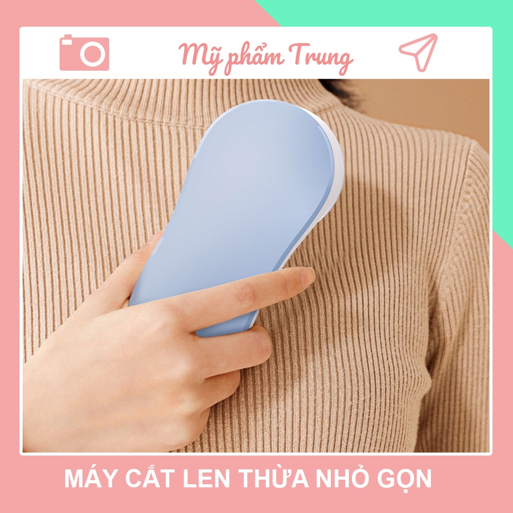 Máy Cắt Lông Xù Quần Áo Len Áo Dạ Chăn Nệm Tất Vớ Quần Áo Mini Tiện Dụng Hút Bụi Vải Làm Sạch Chỉ Thừa