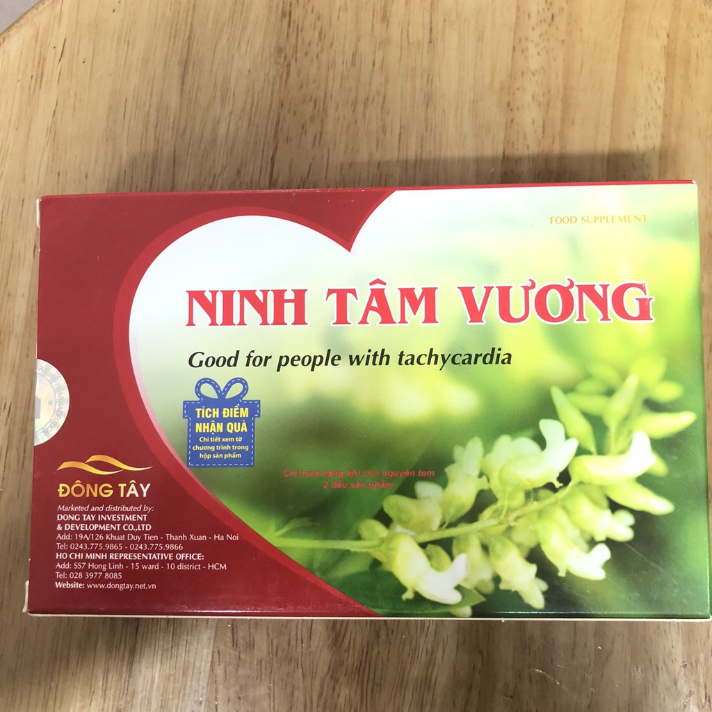 NINH TÂM VƯƠNG GIÚP hộp 30 viên