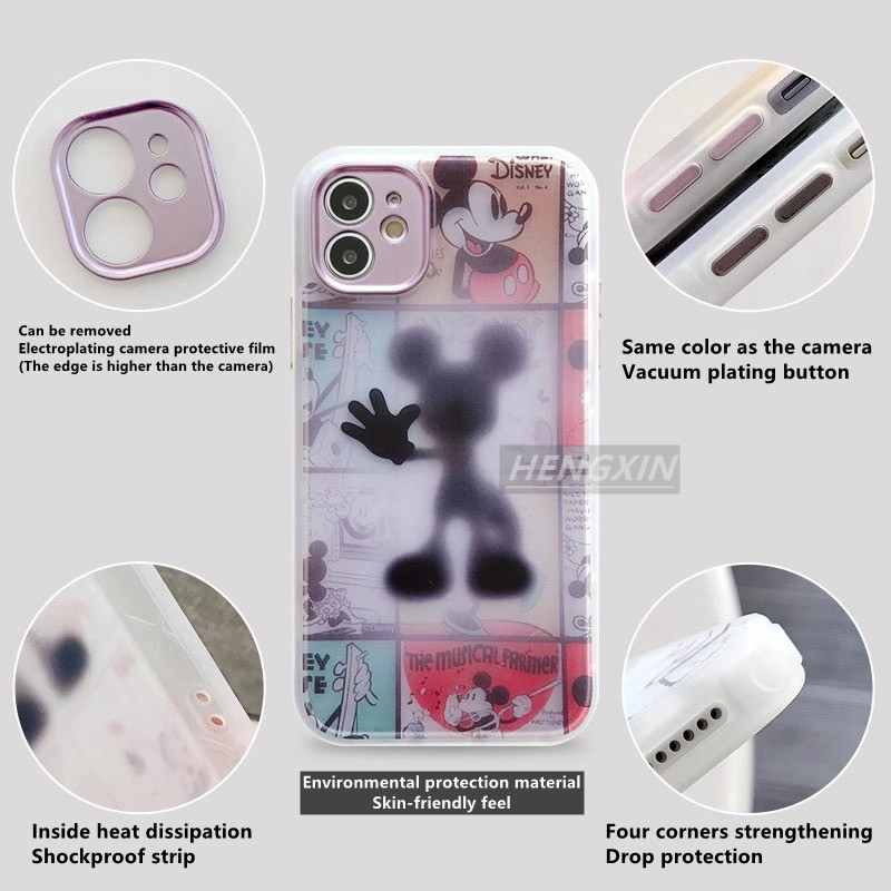 Ốp điện thoại silicon chống sốc cho iPhone 12mini 7plus 8 plus 7 8 X XS XR XSMAX 11 11pro 11promax | BigBuy360 - bigbuy360.vn