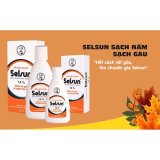 Dầu gội sạch gàu, hết ngứa da đầu Selsun