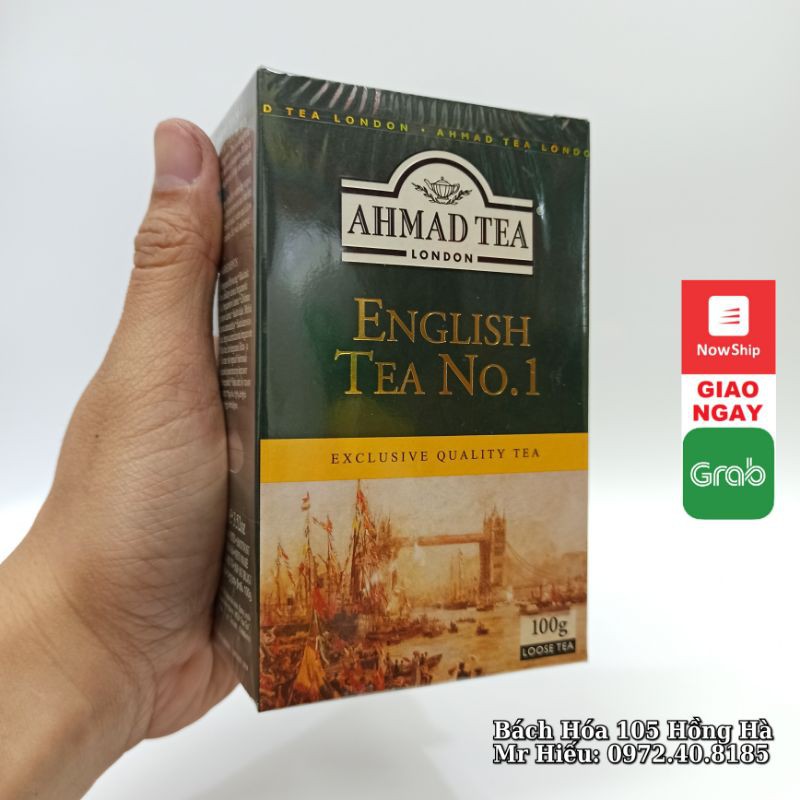 [T11/2023] Trà Ahmad pha ấm English Tea No.1 hộp 100g