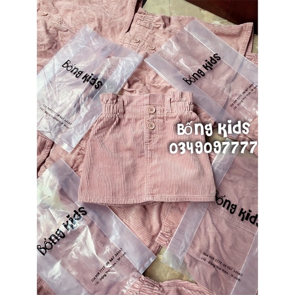 Chân Váy Nhung Bé Gái GÊ