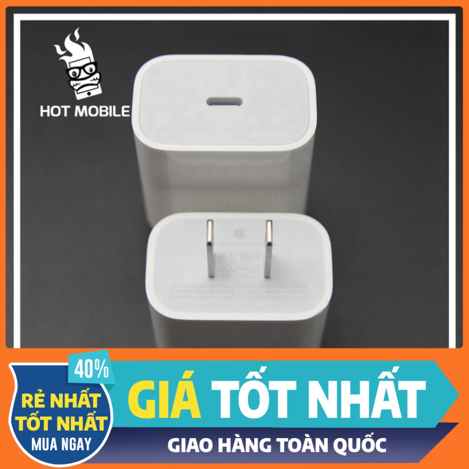 GIÁ TỐT NHẤT $ Củ sạc Apple 18w bóc máy iPhone 11 Pro Max | Chính hãng 100% | Chân Dẹt | Bảo Hành 12 Tháng Lỗi Đổi Mới 1