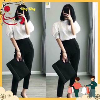 Qnu29 - quần baggy chun sau