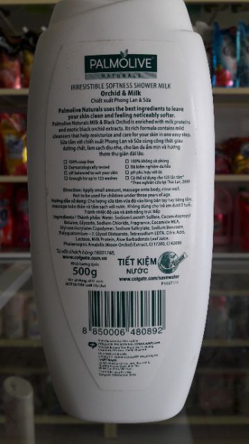 Sữa Tắm Palmolive Naturals Phong Lan Mịn Màng Quyến Rũ 500g