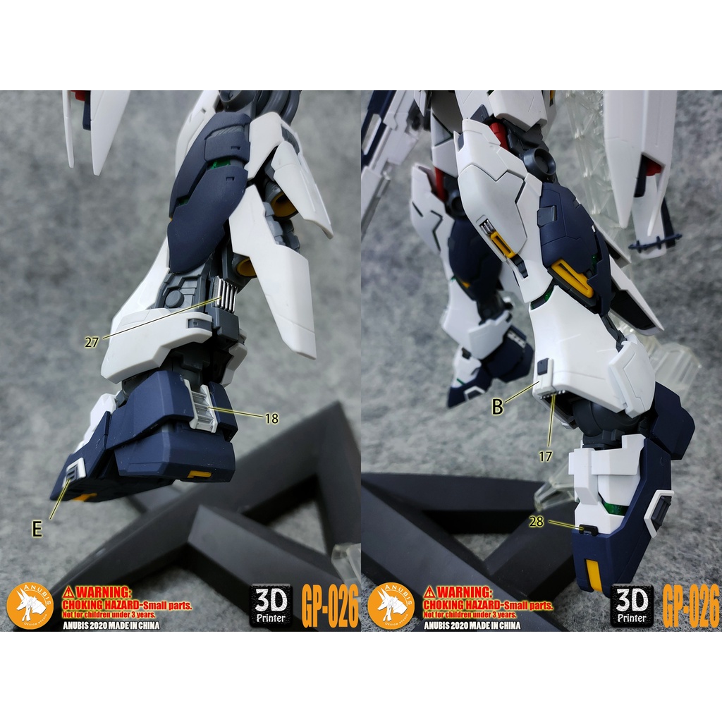 Phụ kiện mod ANUBIS - Chi tiết nhựa mô hình in 3D cho MG 1/100 NU VER. KA - GP026