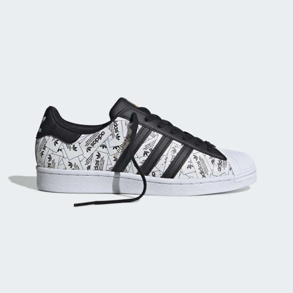 Giày Super Star Reflective Hàng Chính HãngGiày Adidas Superstar Label Collage Chuẩn Auth [FV2819] Simple Sneaker